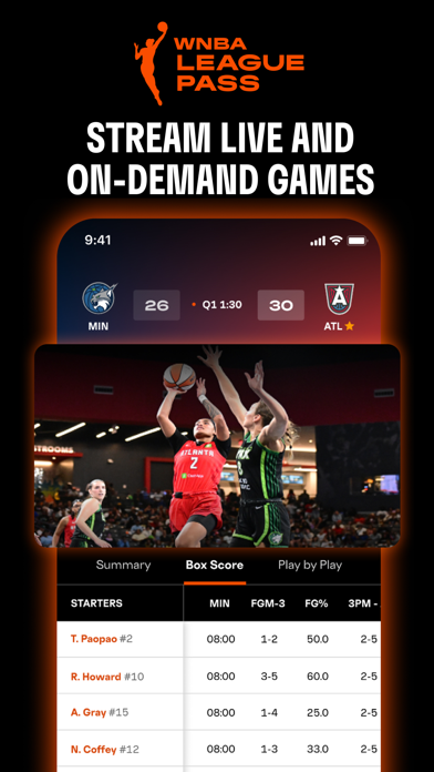 WNBA: Live Games & Scores screenshot 5