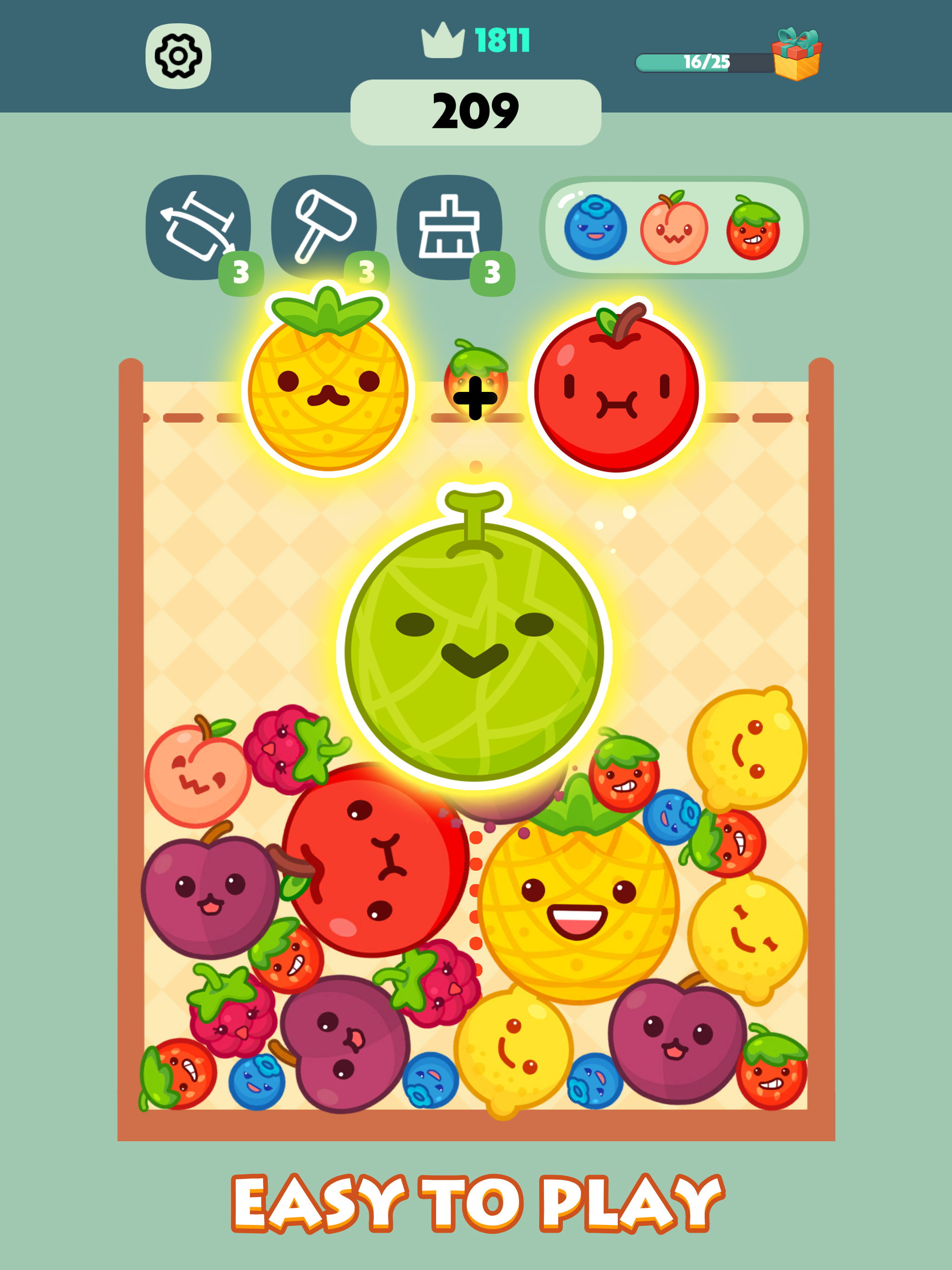 Merge Fruit: Juicy Puzzle Game