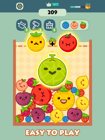 Merge Fruit: Juicy Puzzle Game iPad screenshot