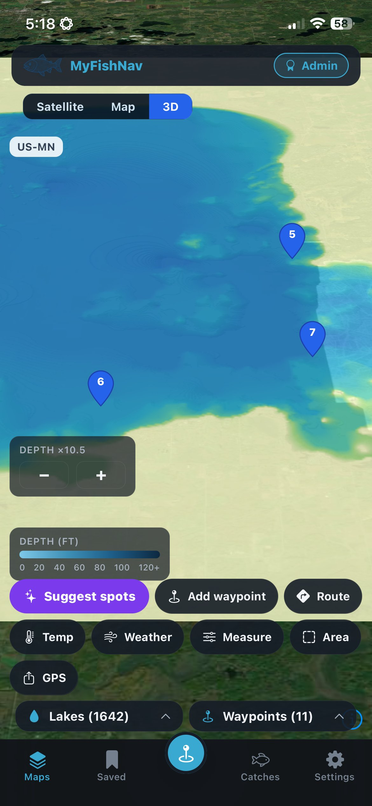 MyFishNav - Fishing Planner screenshot 9