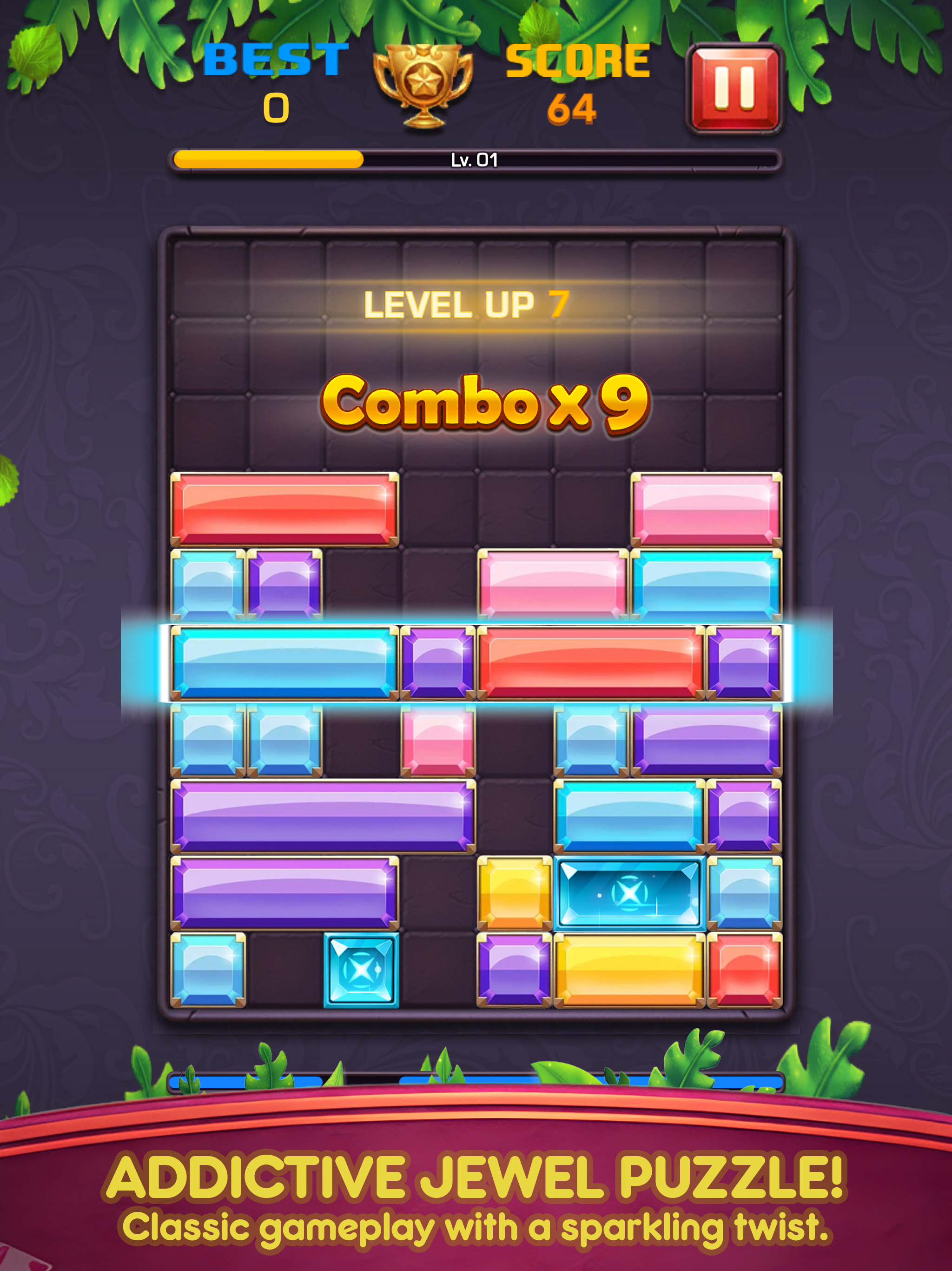 Jewel Blast - Sliding Puzzle
