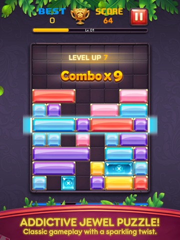 Jewel Blast - Sliding Puzzle iPad screenshot