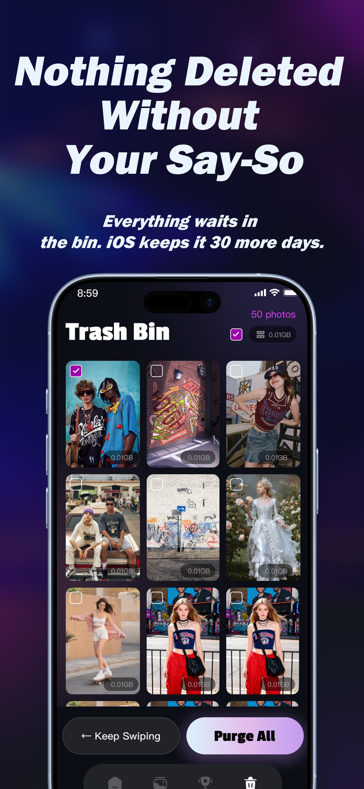 Screenshot 9 of KleanSwipe - AI Photo Cleaner