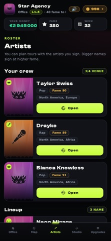 Tour Empire Screenshot 2 of 4