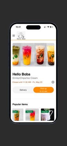 Hello Boba El Monte iPhone screenshot