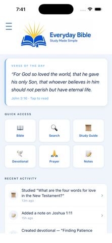 EverydayBible: Study Made Easy iPhone screenshot