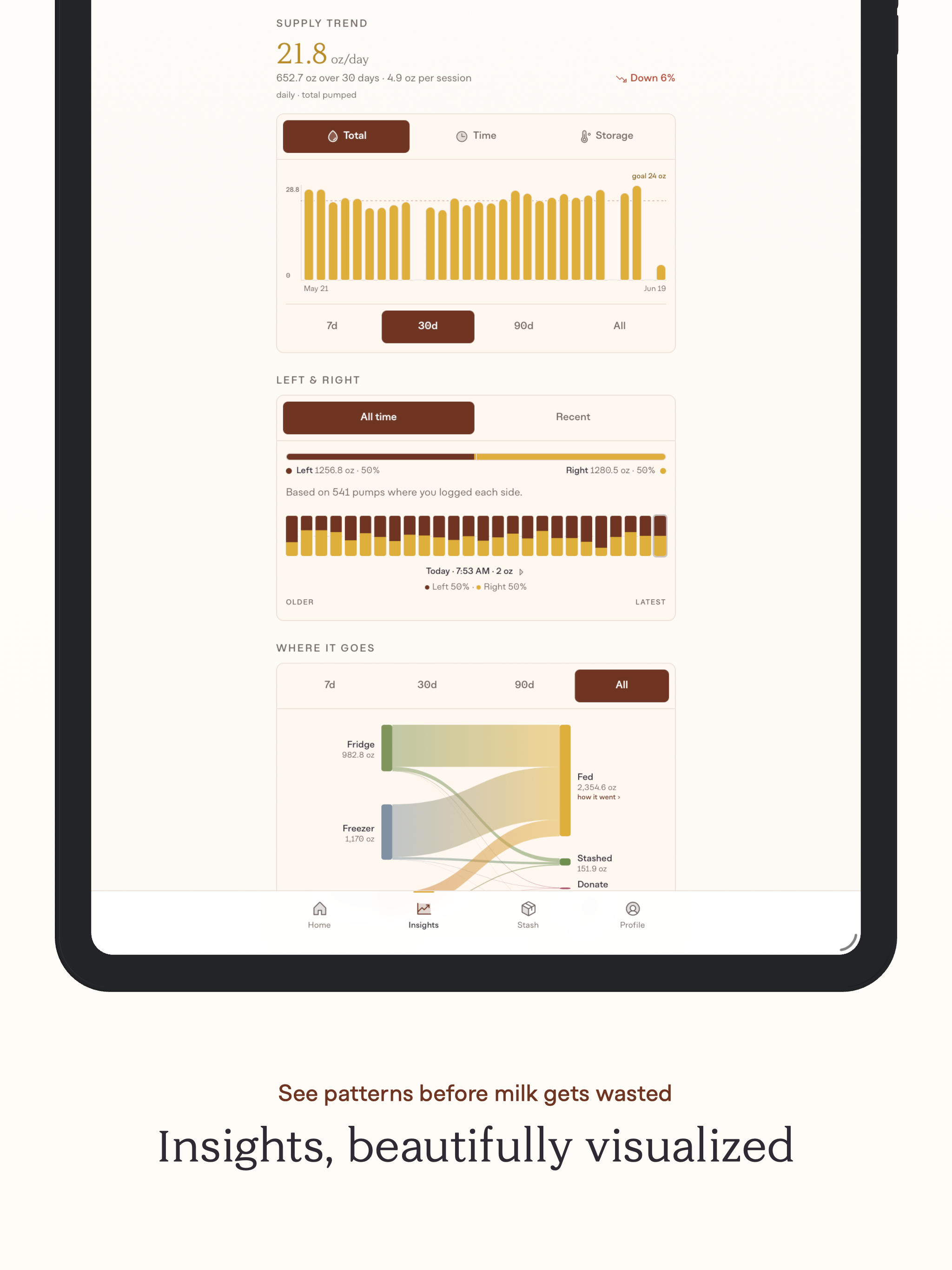 PumpKin: Breast Milk Tracker screenshot 13