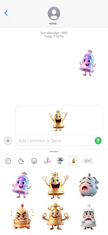 回响铃贴纸 screenshot