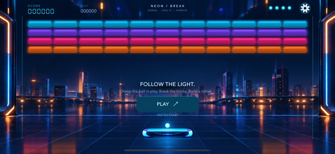Screenshot 2 of Neon Break Arcade