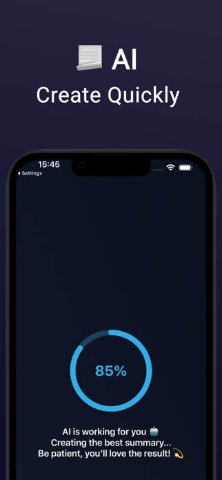 Summize: Video Summarizer Screenshot 3 of 4