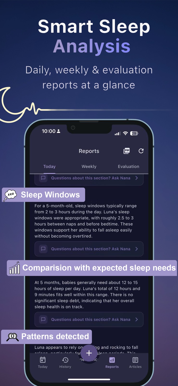 Nana: Baby Sleep Coach iphone screenshot 2