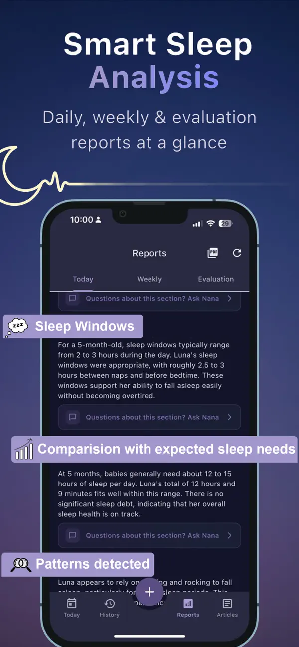 #2. Nana: Baby Sleep Coach (iOS) By: TITANWARE SL