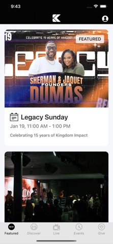 Kingdom Culture Worship Centre app screenshot