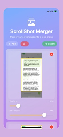 Long Shot -Collage,Stitch,Edit iPhone screenshot