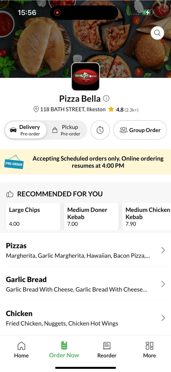 Screenshot #2 pour Pizza Bella ILKESTON.