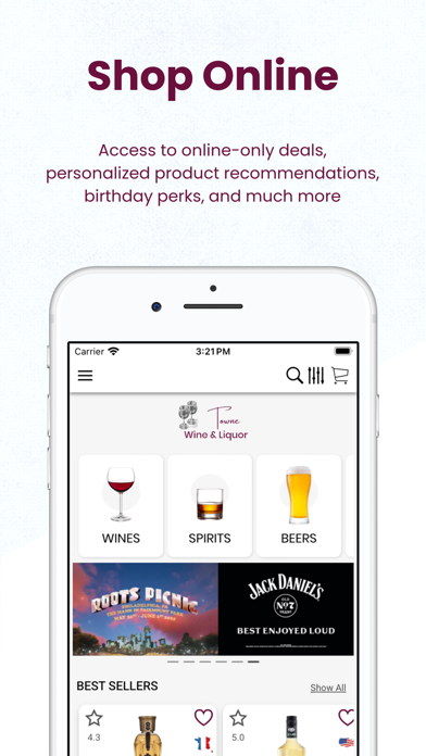 Towne Wine and Liquor Screenshot 1 - AppWisp.com Towne Wine and Liquor Screenshot 1 - AppWisp.com