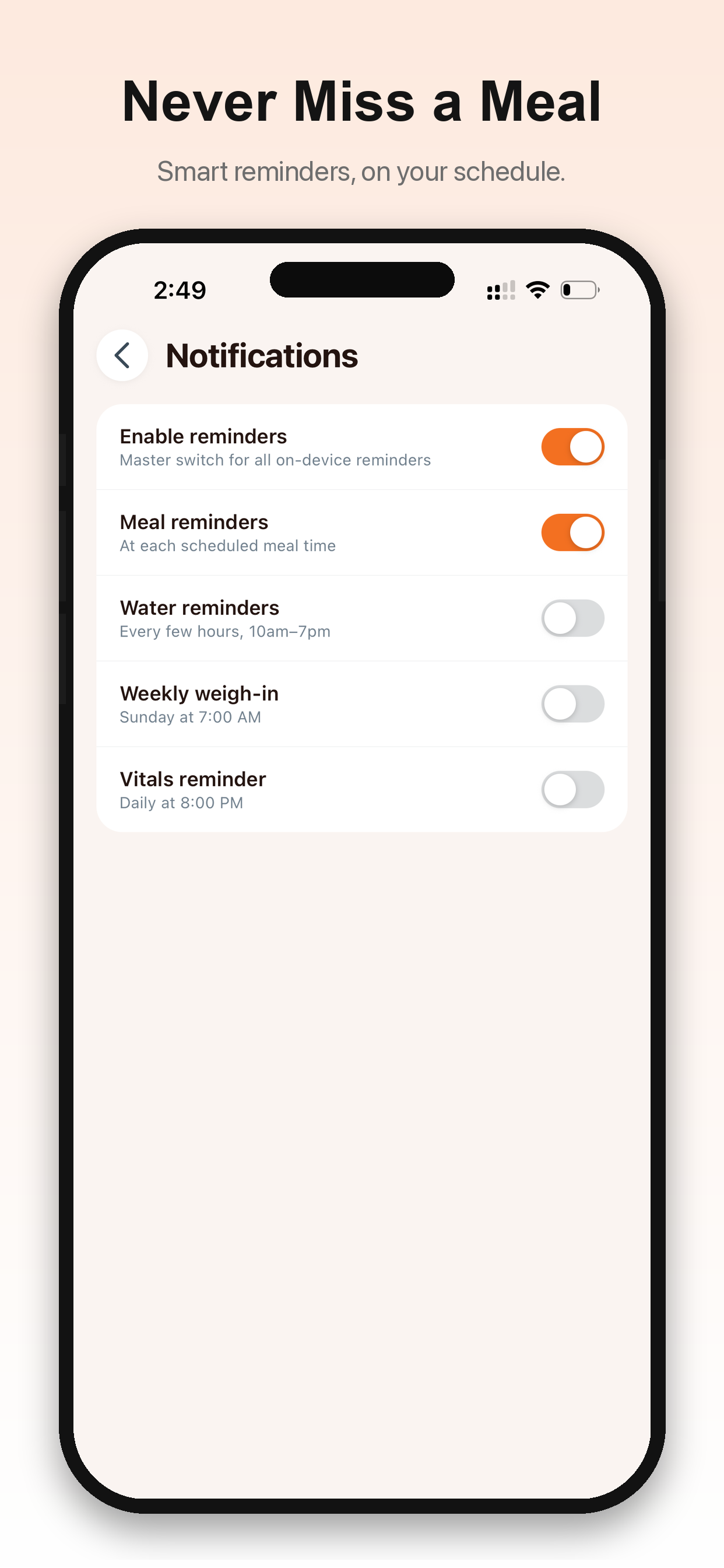 Ruchi's NutriFit screenshot 5