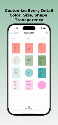 TimeGlass Notes - Sticky memo Screenshot 1 of 6