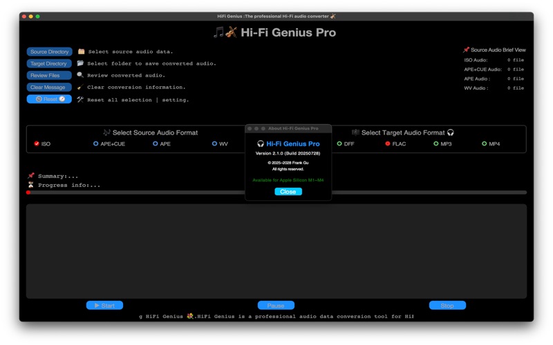 HiFi Genius app screenshot