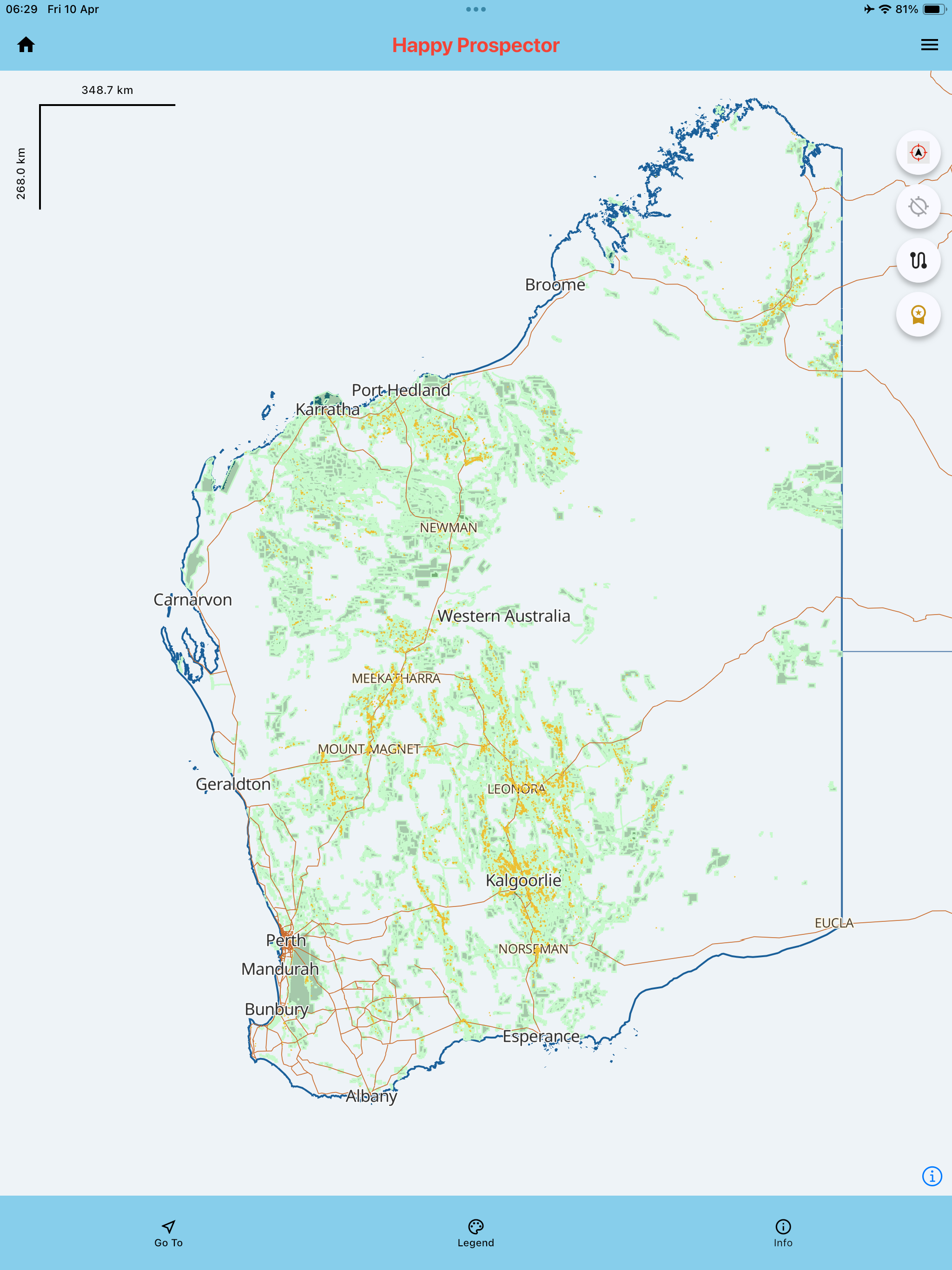 Happy Prospector: Offline Maps