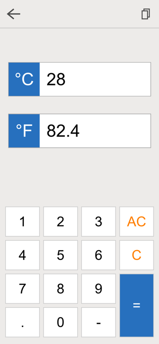 Fahrenheit Celsius Converter Screenshot 2 of 4
