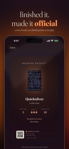 Smoulder: Romance Book Tracker Screenshot 5 of 8