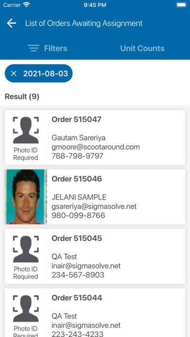 Rent A Ride Mobile Manager Screenshot