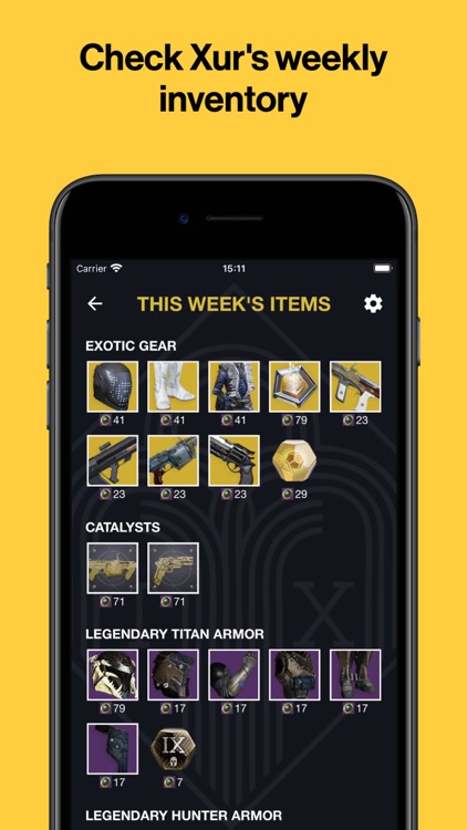 Xur Alert for Destiny 2