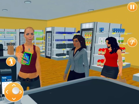 スーパーマーケットのレジ係ゲームSupermarket 3Dのおすすめ画像2