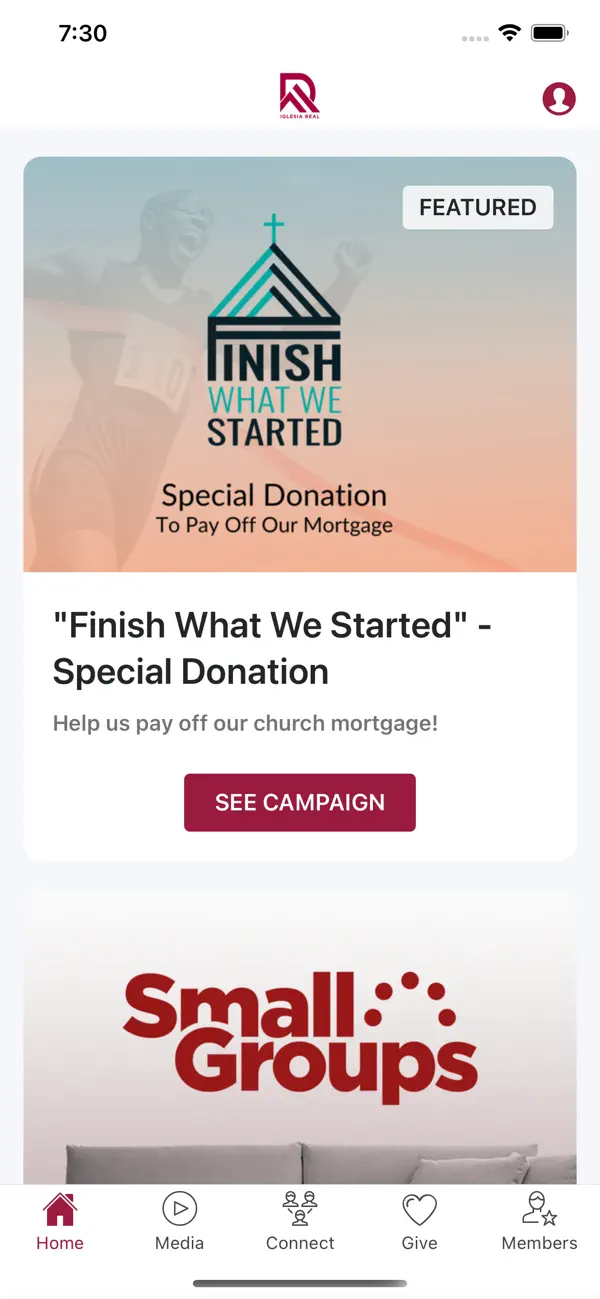 Screenshot #1 pour Real Church FL