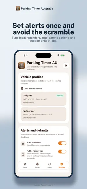 Parking Timer & Fine Alert AU screenshot 4