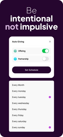 COZA Giving App iPhone screenshot