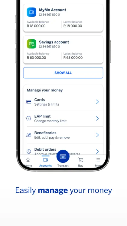 Screenshot 5 di 6 di Standard Bank / Stanbic Bank