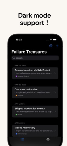 Memo for success Failure Memo screenshot