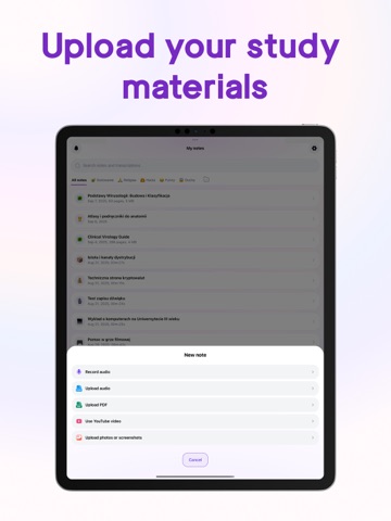 TapNote - Flashcards & Quizzes iPad screenshot 2
