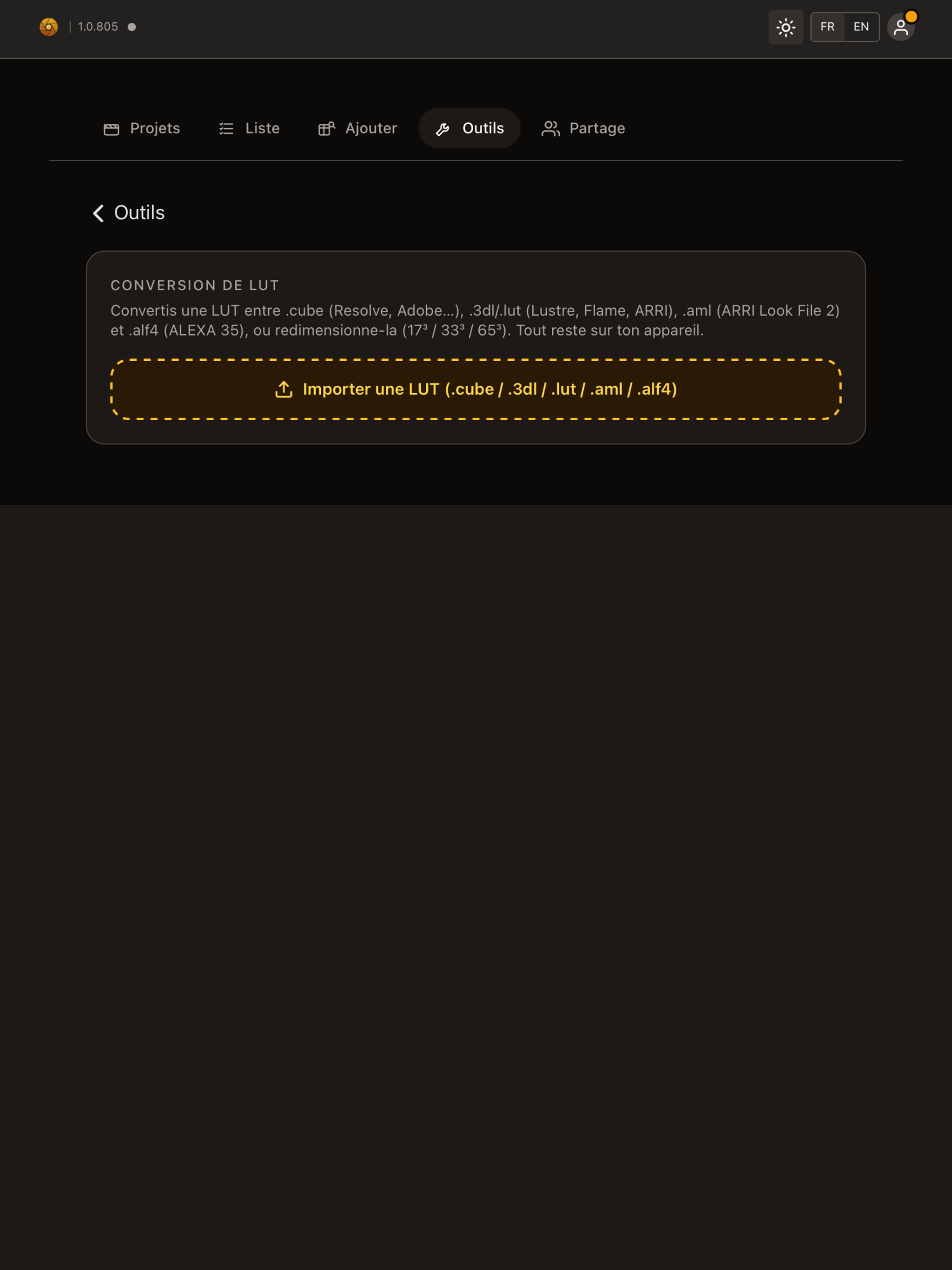 Cinecyclop : makes gear lists screenshot 13