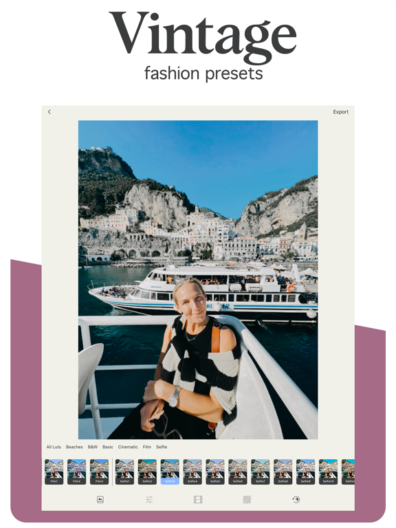 Screenshot #6 pour Aesthetic Photo Editor: ReDo