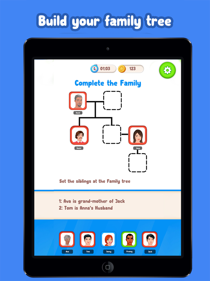 Family Tree Match puzzle game