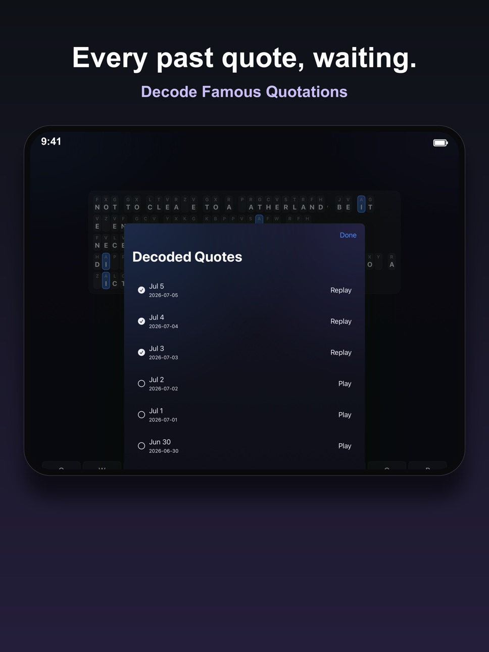 iPad screenshot