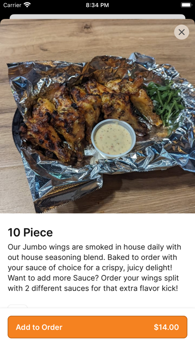 Mercer Village Pizza iPhone screenshot 4 - Food & Drink app