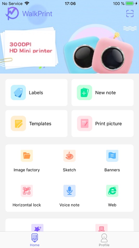#1. WalkPrint (iOS) 由: Shenzhen Yihengke Electronic Technology Co.,Ltd.