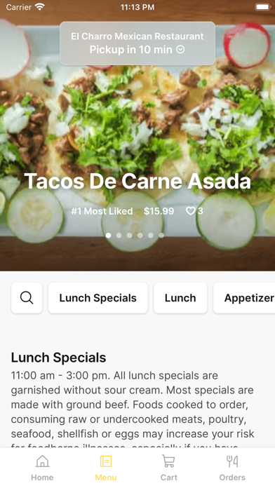 El Charro Mex Screenshot