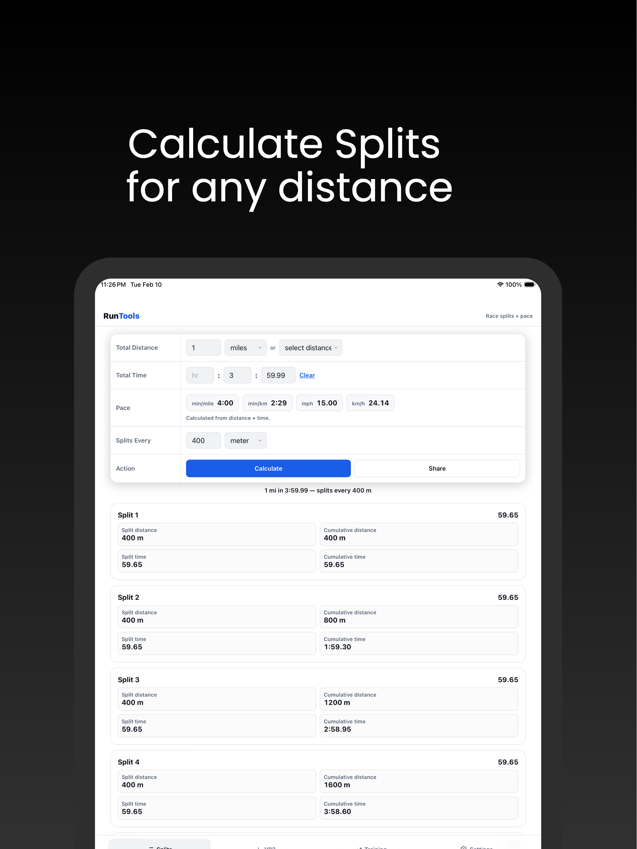 Runtools Calc