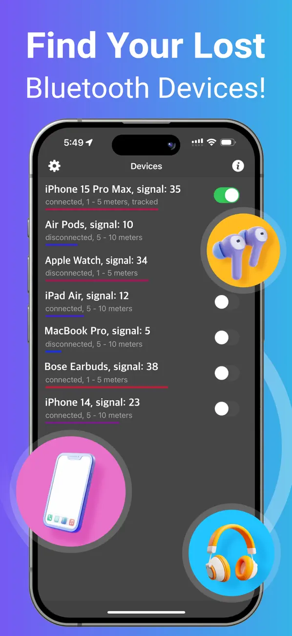 Screenshot #1 pour Bluetooth BLE Device Finder