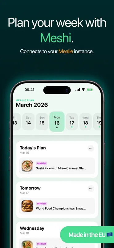 Meshi Plan - Mealie Client screenshot 1 of 6