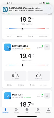 bmLogger screenshot