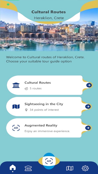 Screenshot 1 of Visit Heraklion AR App