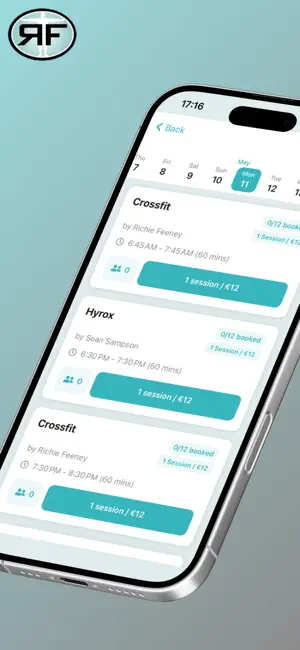 RF Fitness screenshot 2