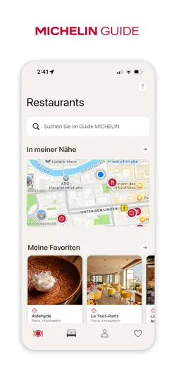 Screenshot von Guide MICHELIN auf dem iPhone 1