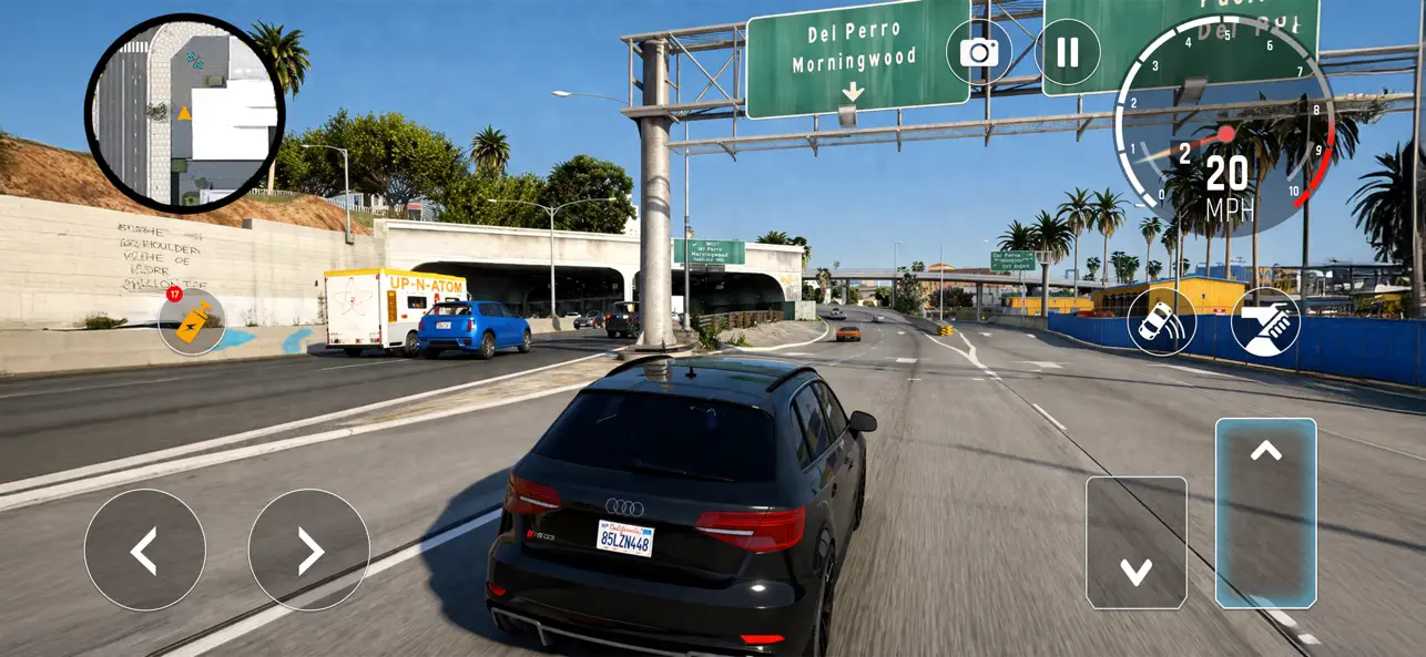 Screenshot #1 pour Car Driving City Racing Games